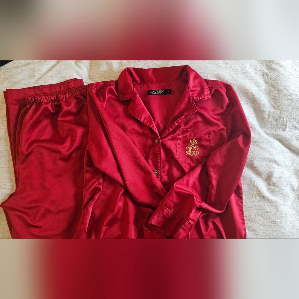 Ralph Lauren Black Label Red Pajama Set